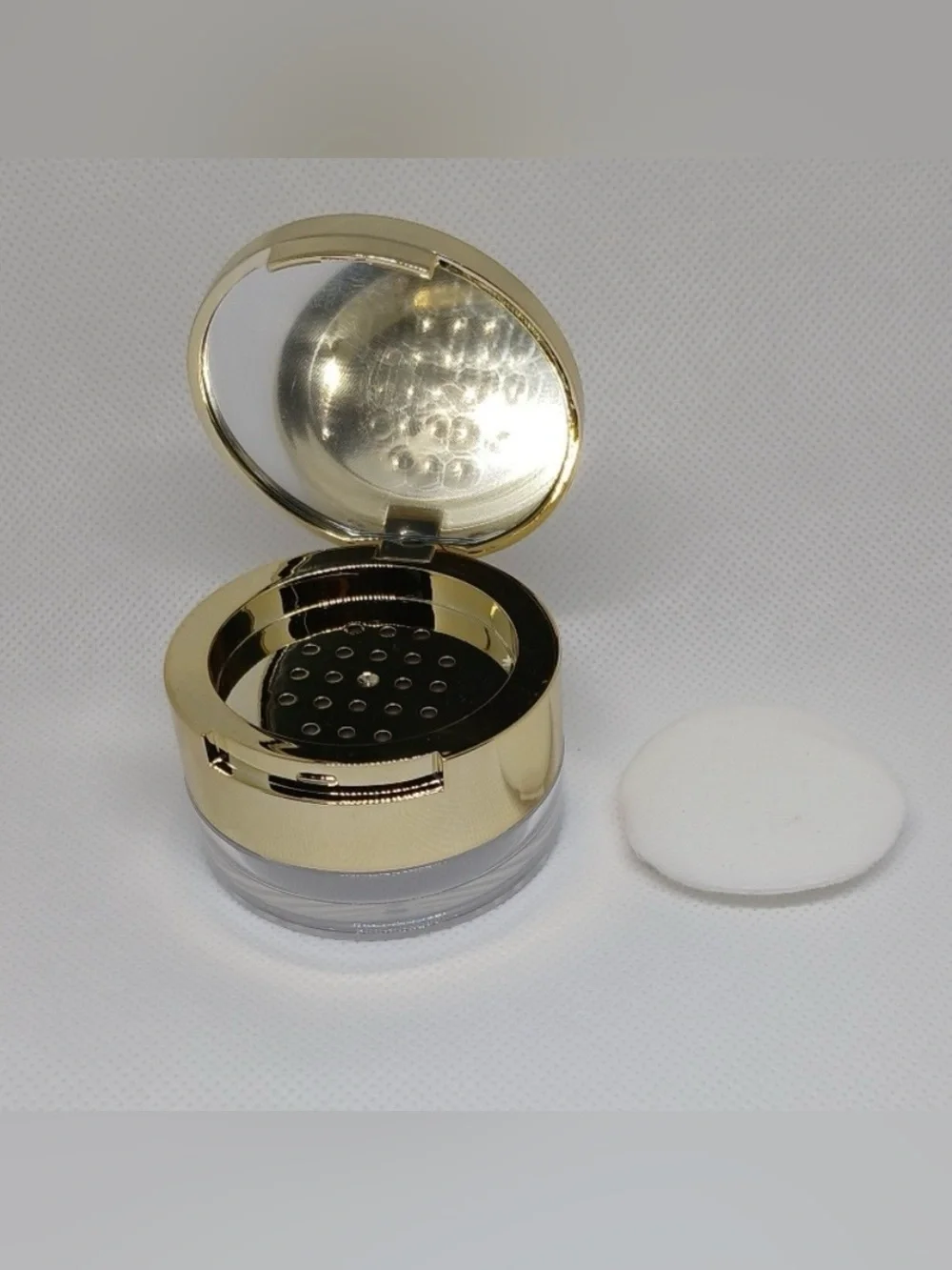 Loose Powder Jar with Puff - Women's Makeup - NEW